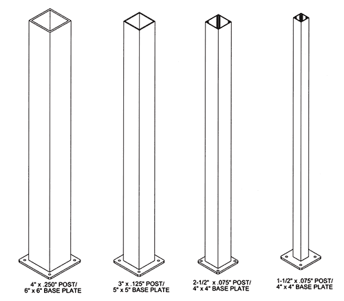 aluminum posts for balconies