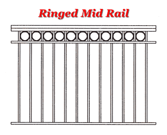 Railing Profile: Ringed Mid Rail